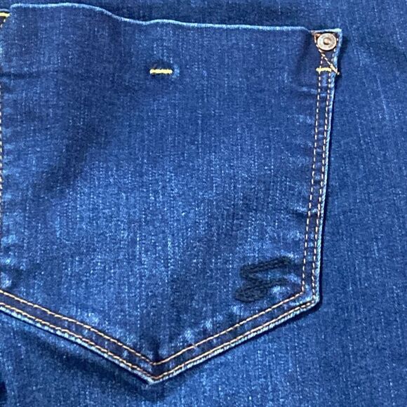 Seven 7 Classic Dark Blue Stretch Jeans Women’s Plus Size 16 - Picture 13 of 16